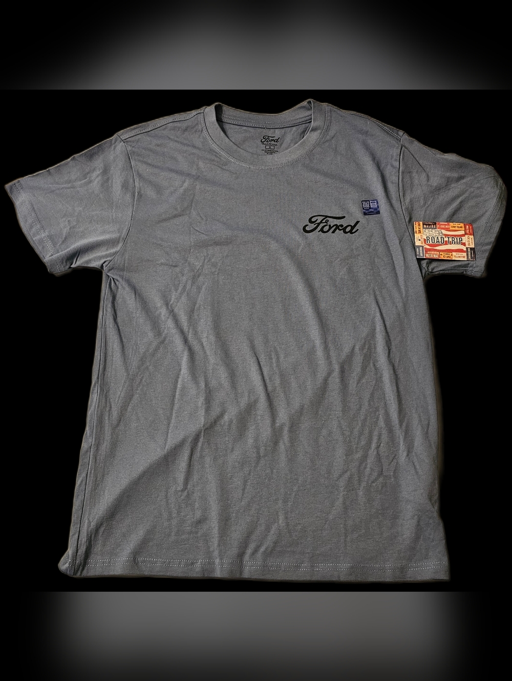 Ford Gray Tee with Yellow and Green Bronco Graphic